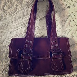 J.Jill soft brown suede purse